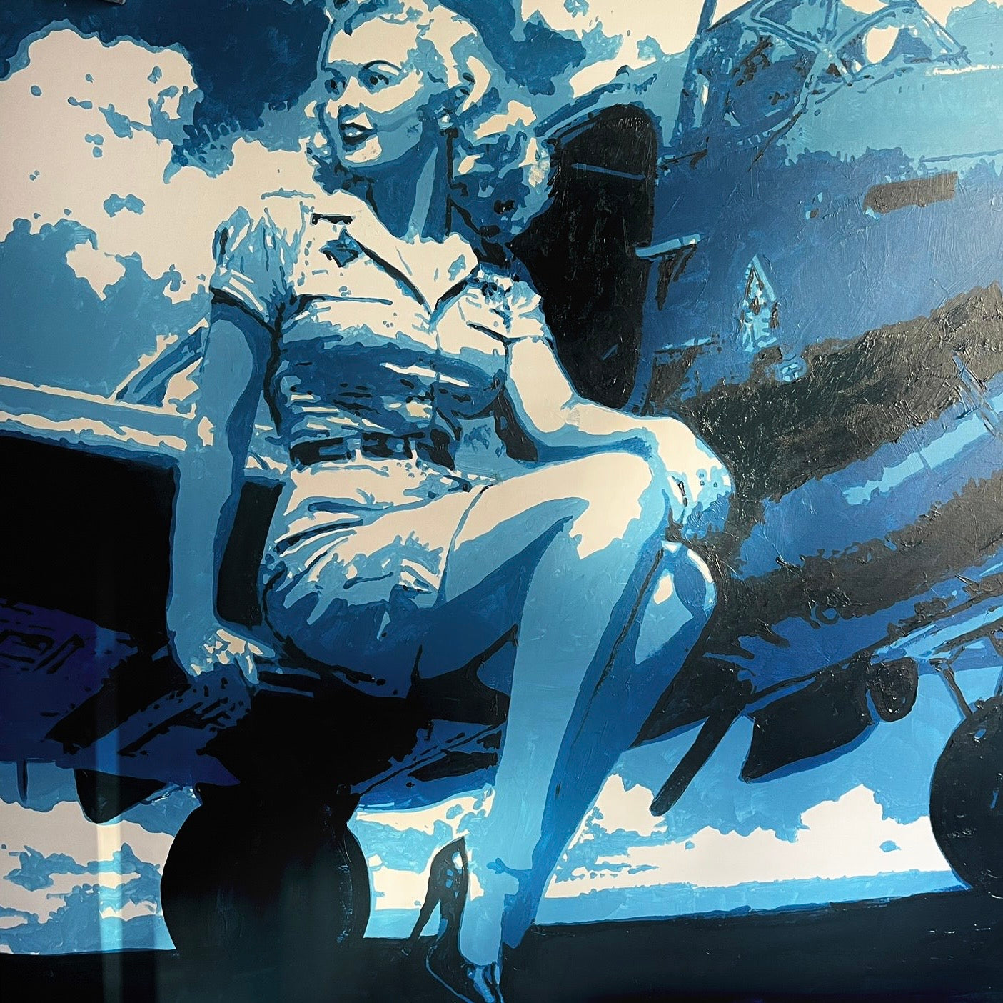 Peinture "Aviation Pin Up"