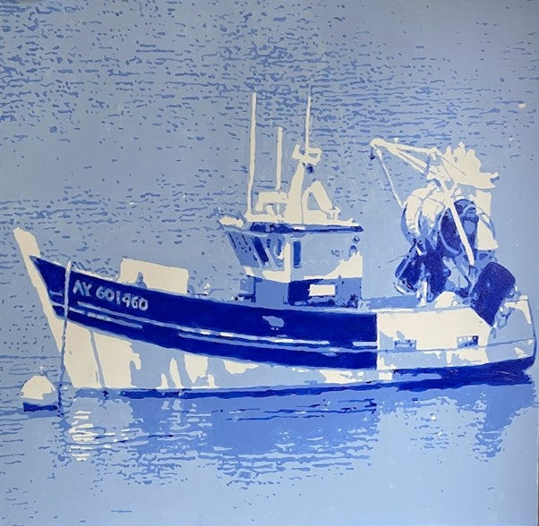 Peinture "La partie de pêche"